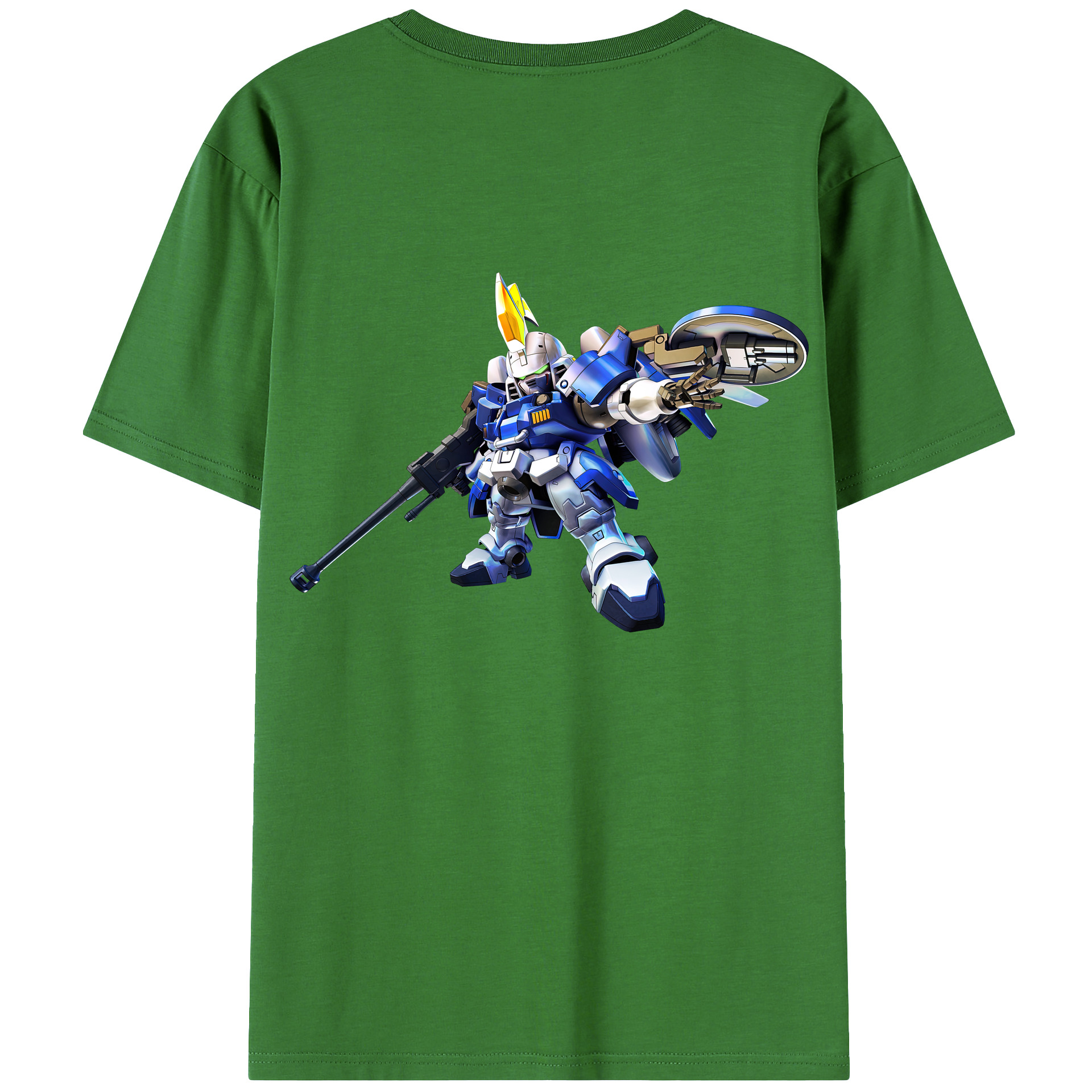 （画像用） 機動戦士ガンダム Mobile Suit Gundam レディース半袖Tシャツ(バックプリント)